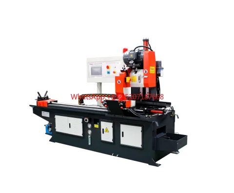 STR 350 375 425 CNC Automatic Steel Pipe Cutting Machine Cutter For Stair Handrails Tube Maquina cortadora de tubos