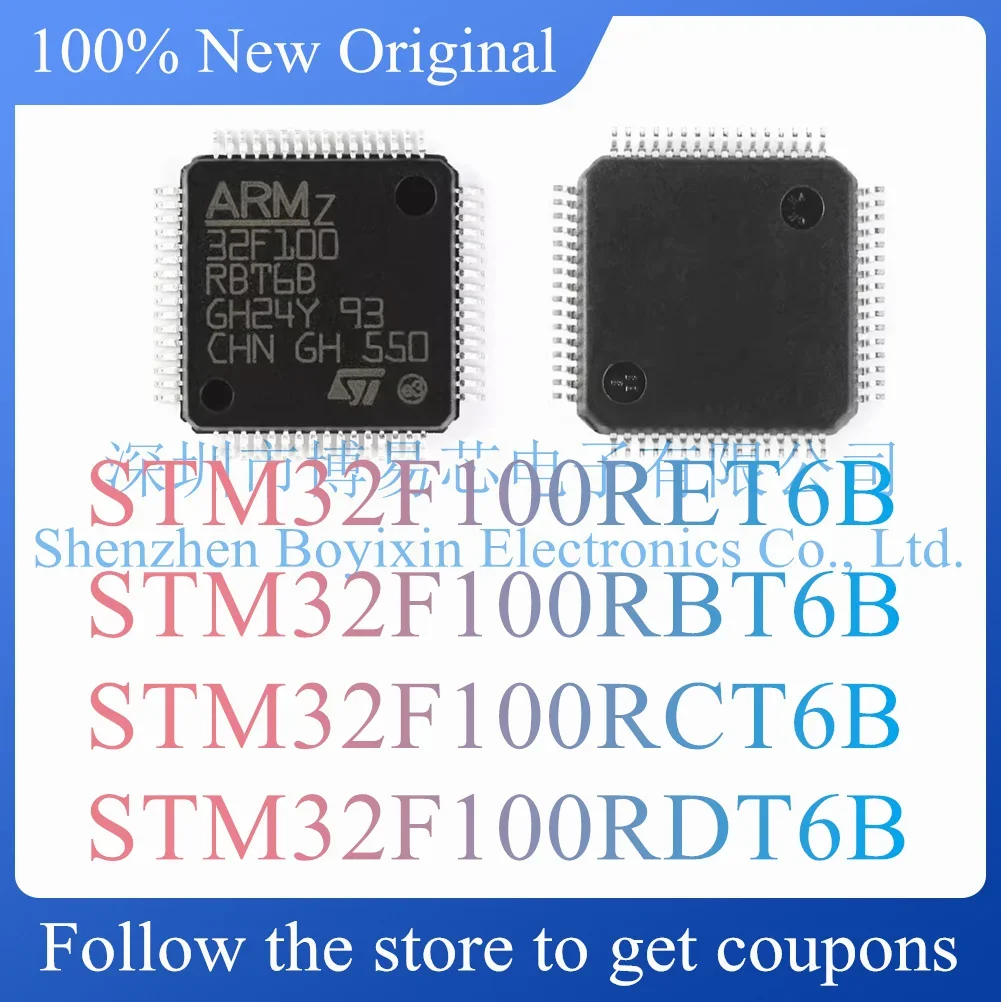 NEW STM32F100RET6B STM32F100RBT6B STM32F100RCT6B STM32F100RDT6B Original Product