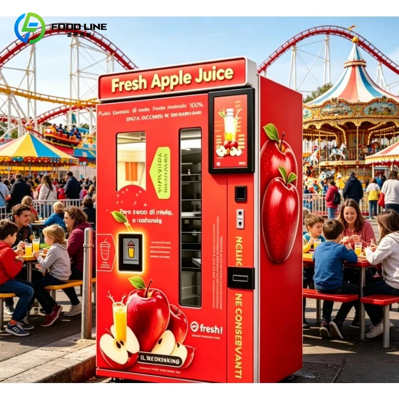 Factory Direct High Quality 24H Unmanned Fresh Apple Juice Vending Machine High Profit Automatic Self Service Fruit Juice Vendor