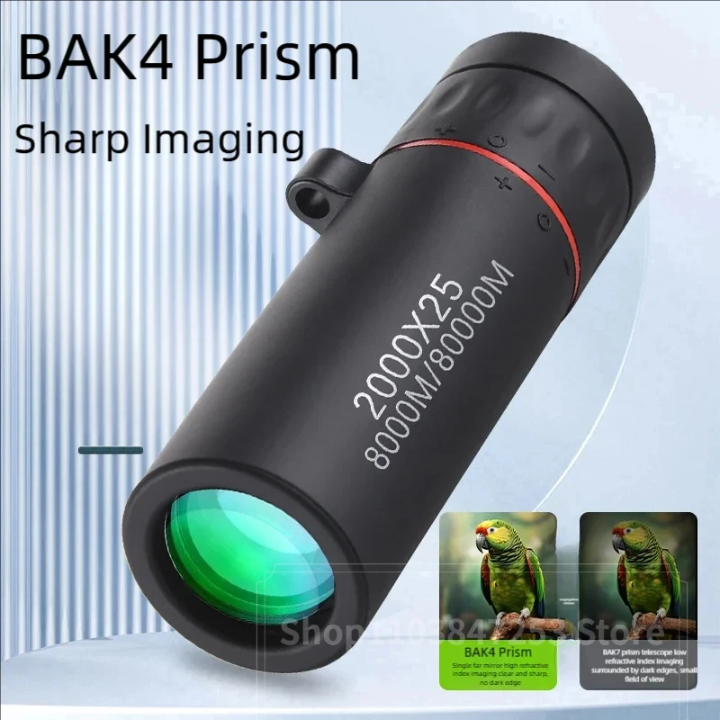 HD Monocular Telescope with Phone Holder 4