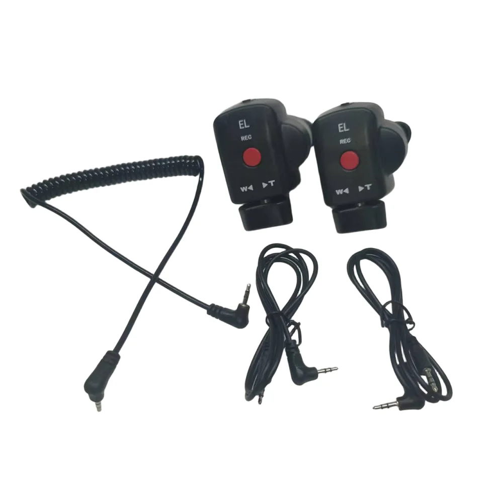 EL Two Remote Control Sets with 2.5mm Conversion Cable Camera Controllers for Recording Zoom of Sony/Canon/Panasonic Lenses