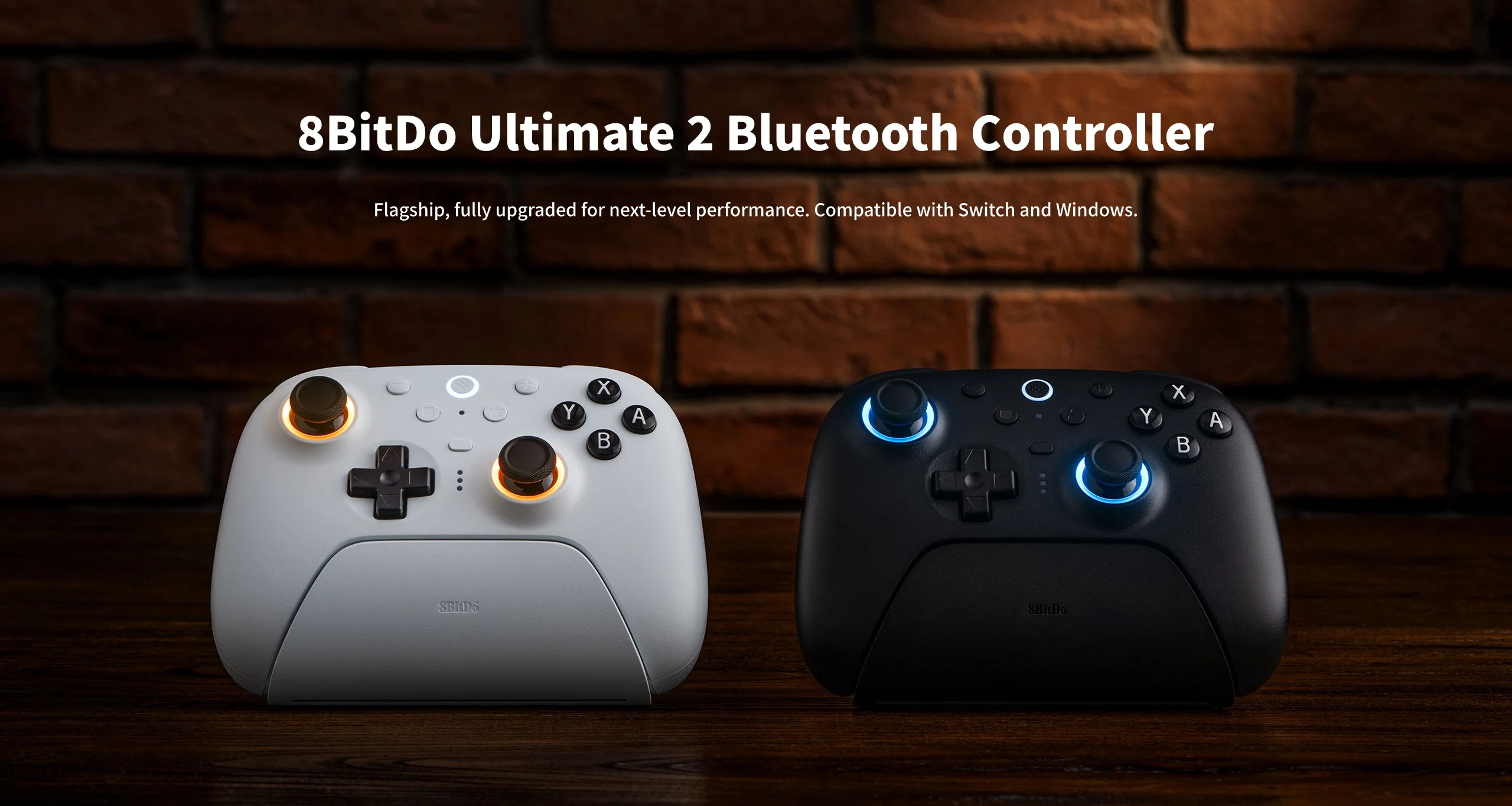 8BitDo Ultimate 2 Bluetooth-Controller Gamepad TMR Joystick Hall-Effekt-Spielcontroller für Nintendo Switch/Switch 2 PC Gamepad – Detail 1