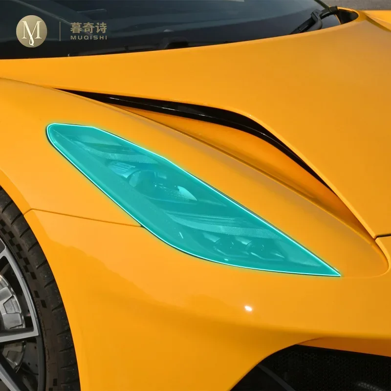 

Пленка для ремонта автомобильных фар Lotus Emira 2022-2024, прозрачная ТПУ пленка для защиты фар от царапин