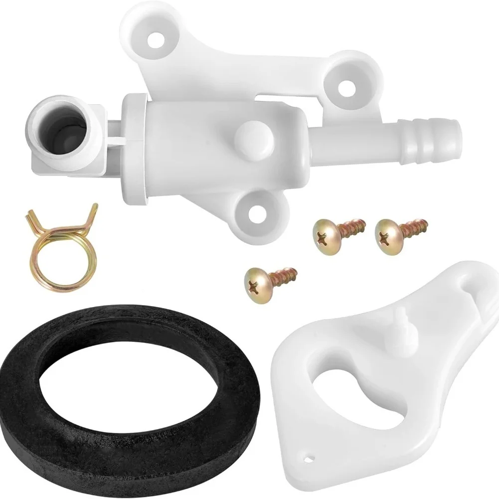 

Easy Installation Kit Capmer RV Parts Long-lasting Performance No Special Tools Required Compatible Toilet Water Valve Kit