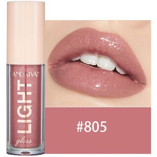 Imagen 1 del producto Brillo de labios con perlas de espejo, 12 colores, brillo hidratante de larga duración, brillo labial líquido, maquillaje de mujer, vidrio resistente al agua