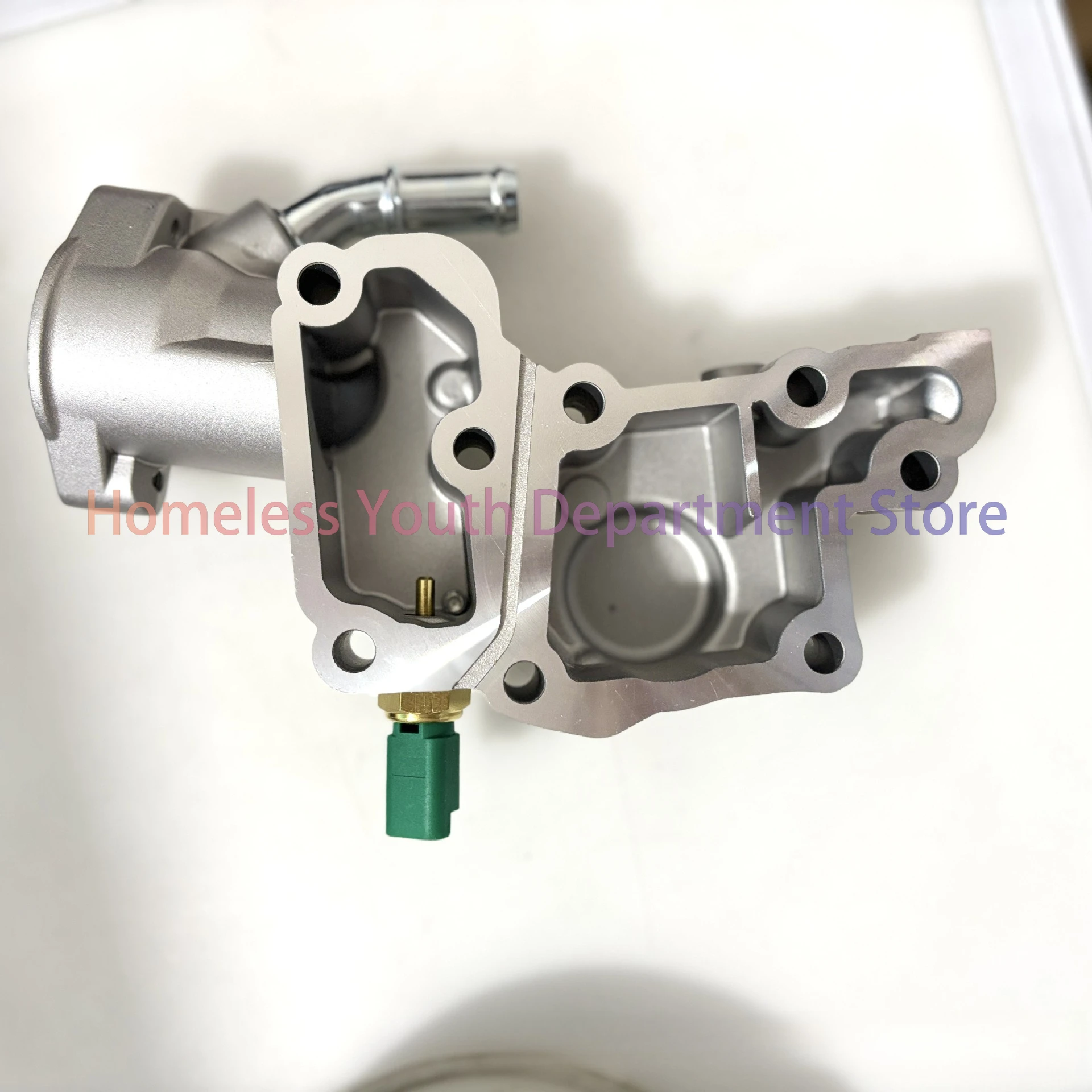 Aluminum radiator hose with thermostat housing and sensor for Peugeot 1336.Y8 1336Y8