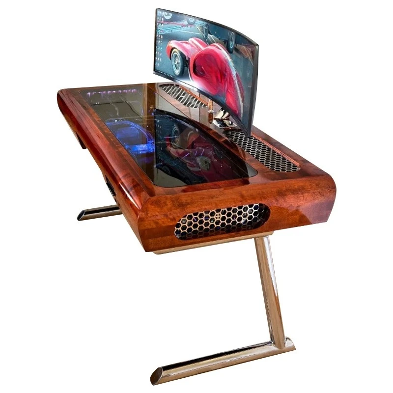 Split water cooling i9-13900K /RTX4090/128GB Gundam gaming table computer host