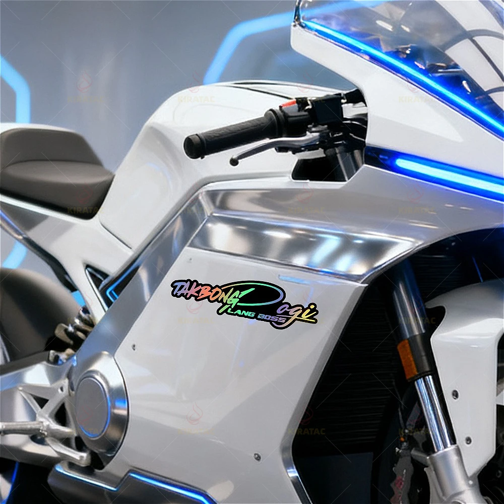 Adesivos de Vinil Takbong Pogi Lang Boss, Decalques para Tanque de Combustível de Motocicleta, Capacete e Janela de Carro