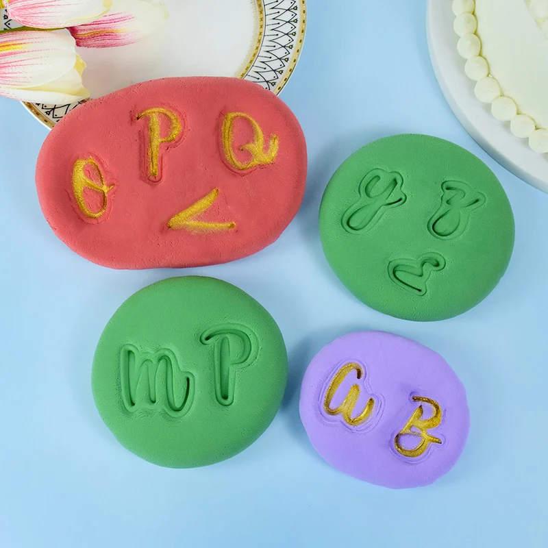 1set Number Letter Symbol Cake Mold Cookies Cutter 3D Biscuit Stamp Baking Cake Embossing Mold DIY Cookie Tools Accessories