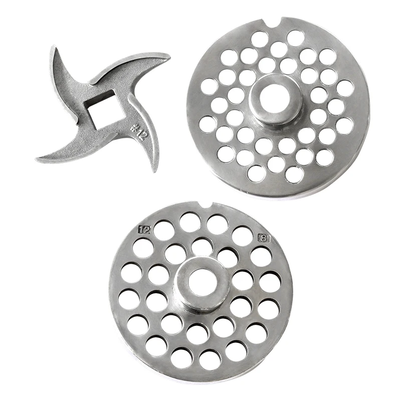 12 #   22 #   32 #   เครื่องบดเนื้อสแตนเลสอุตสาหกรรม พร้อมมอเตอร์ใหม่ สำหรับร้านอาหาร โรงแรม และร้านขายอาหาร