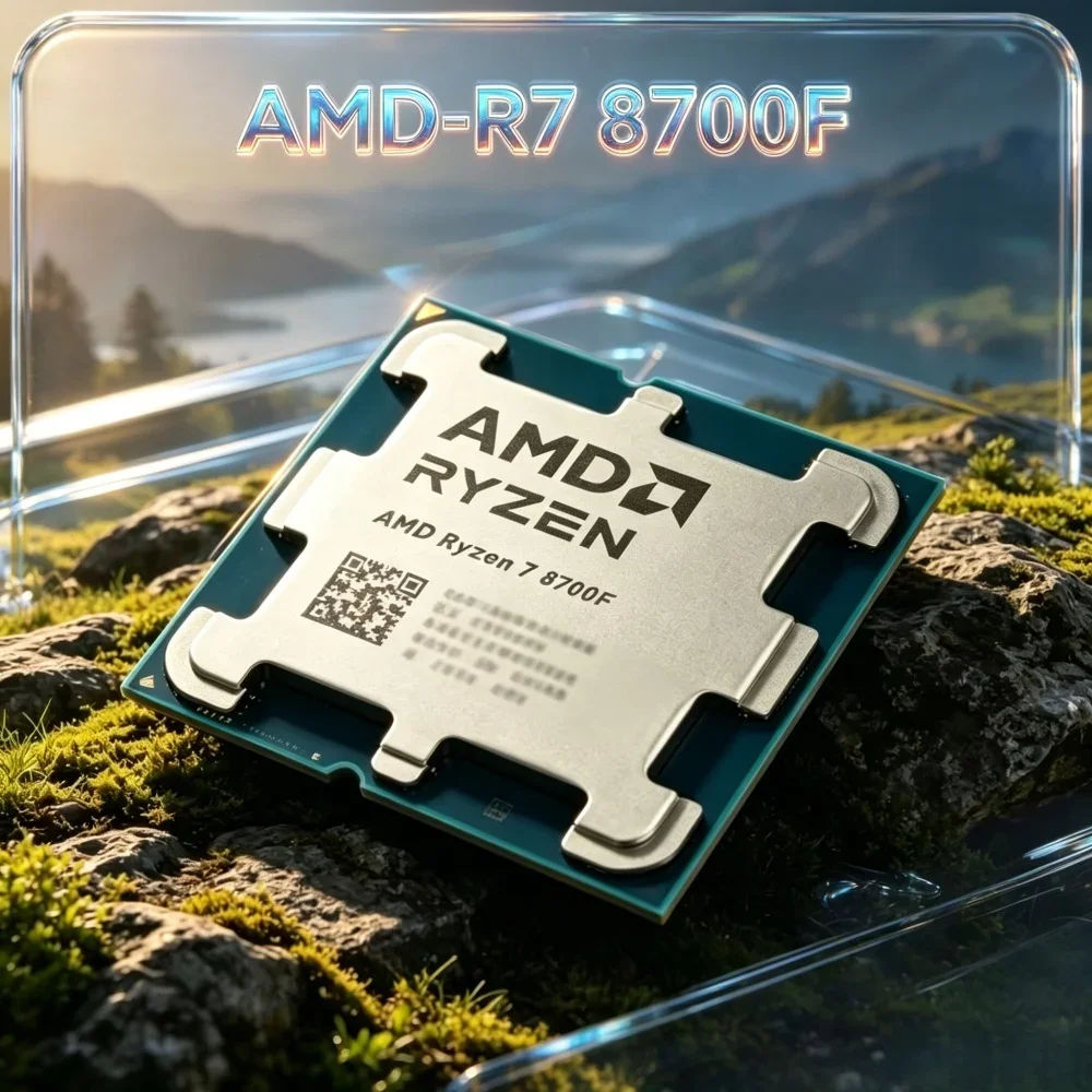 

AMD R7 8700F Desktop Processor, 8-Core 16-Thread, 5.0GHz Boost, 16MB L3 Cache, AM5 Socket, No Cooler Loose Tray