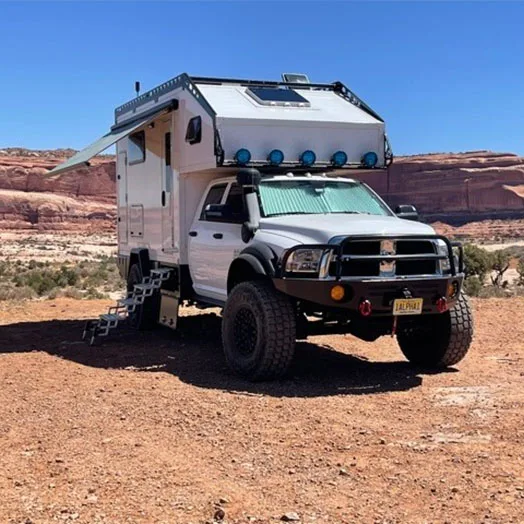 Australia Standard Slide In Slide On Truck Camper With Roof Top Tent For Sale