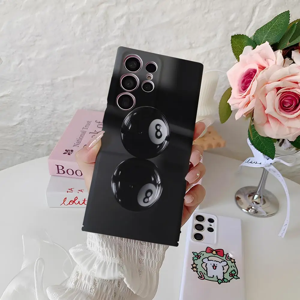 Billiards Ball Phone Case For Samsung S25 Ultra S24 Fe S23 S22 S21 Plus A56 A36 26 A16 Glossy Cover