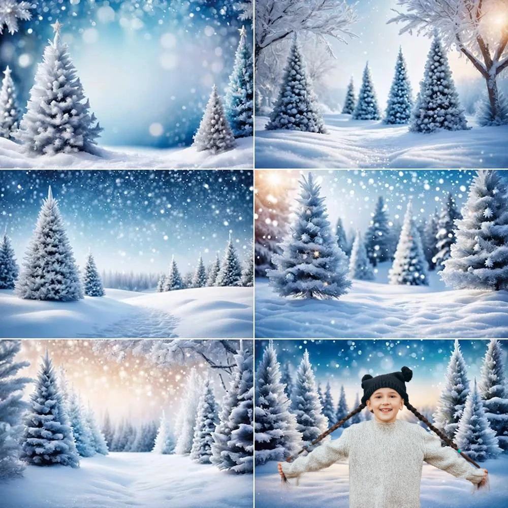 

MOON.QG Christmas Winter Snow Scenery Backdrops Photography Child Home Party Photozone Backgrounds Photo Studio Shooting Props