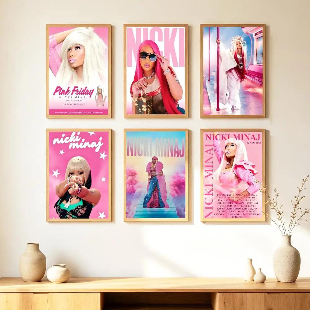 music Nicki Minaj Poster HD Poster Warm Home Decor Suitable for Bedroom and Living Room Gifts Giving