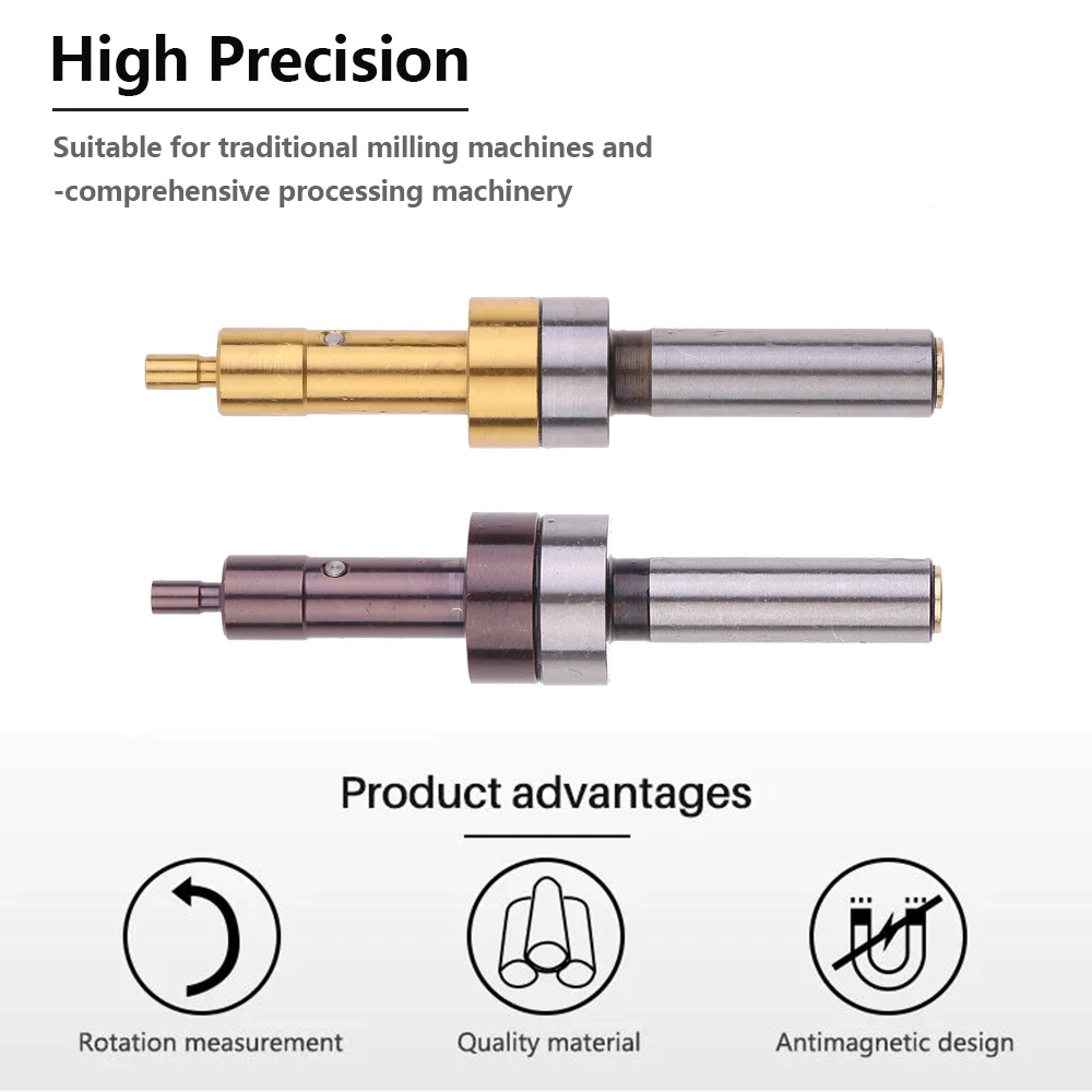 Edge Finder Mechanical 10MM For Mill Lathe Machine Touch Point Sensor CNC Machine Milling Tool Quickly Locate Work Edges