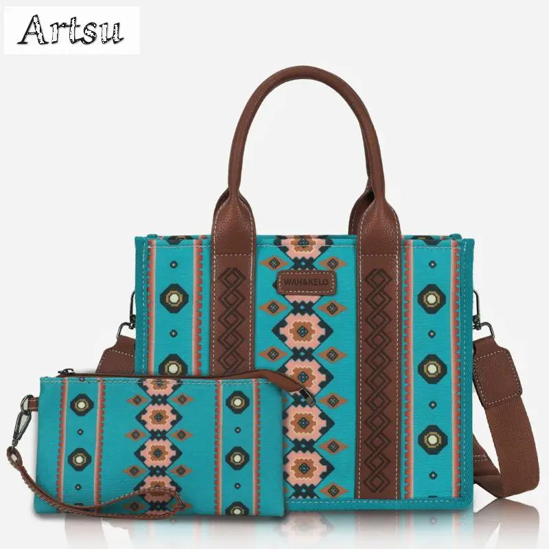 Nuove donne di vendita calde borsa stile etnico bohemien borsa madre borsa tote retrò borsa di tela multifunzionale di qualità borsa a tracolla