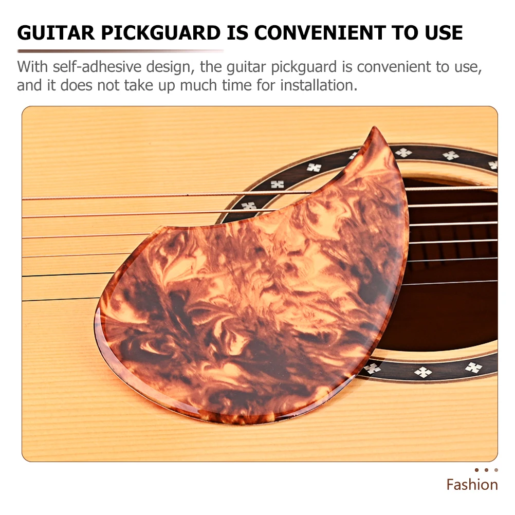 

Guitar Acoustic Transparent Thick Cover Backplate Applique Self-adhesive