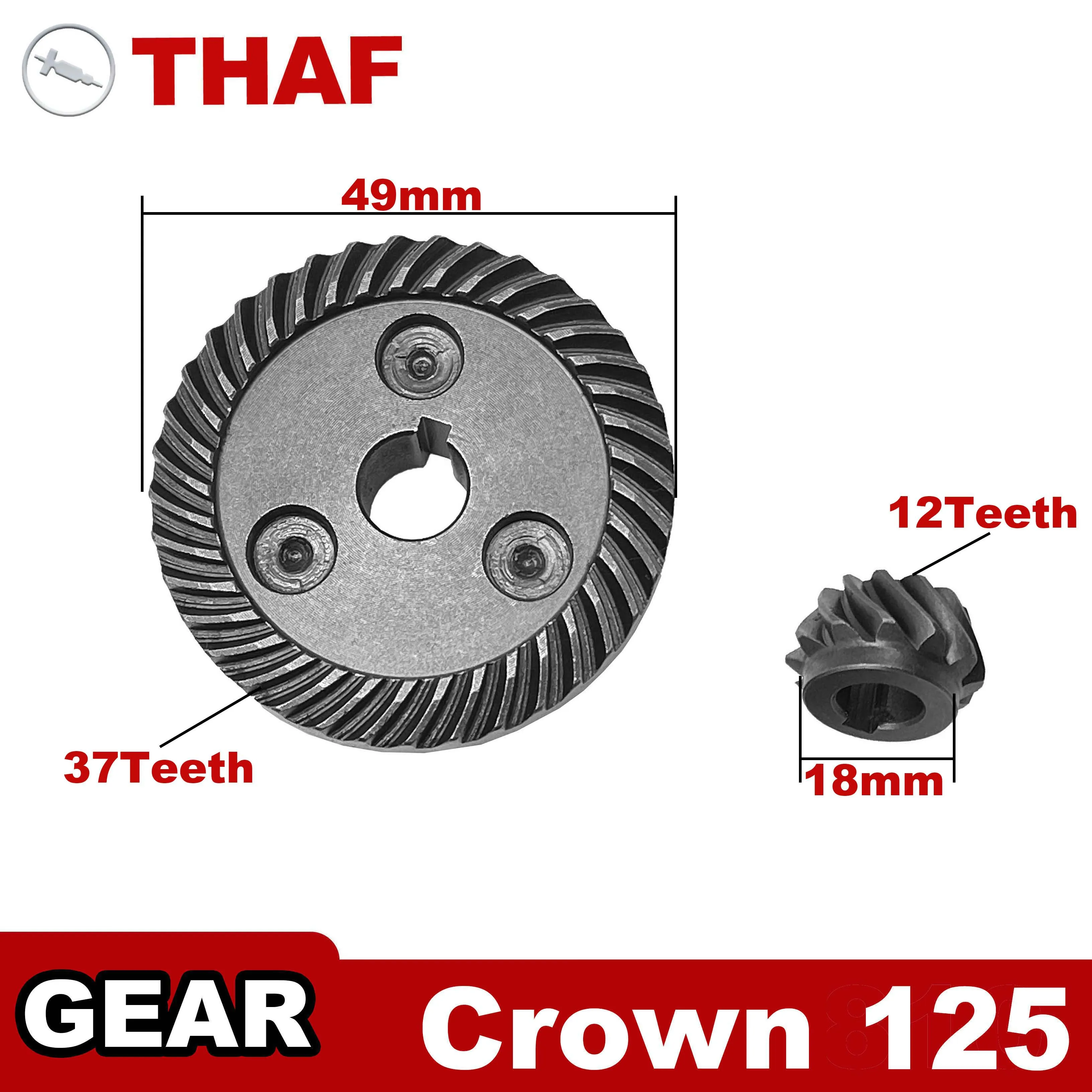 Conjunto de engrenagens Substituição Peças de reposição para Angle Grinder Crown 180