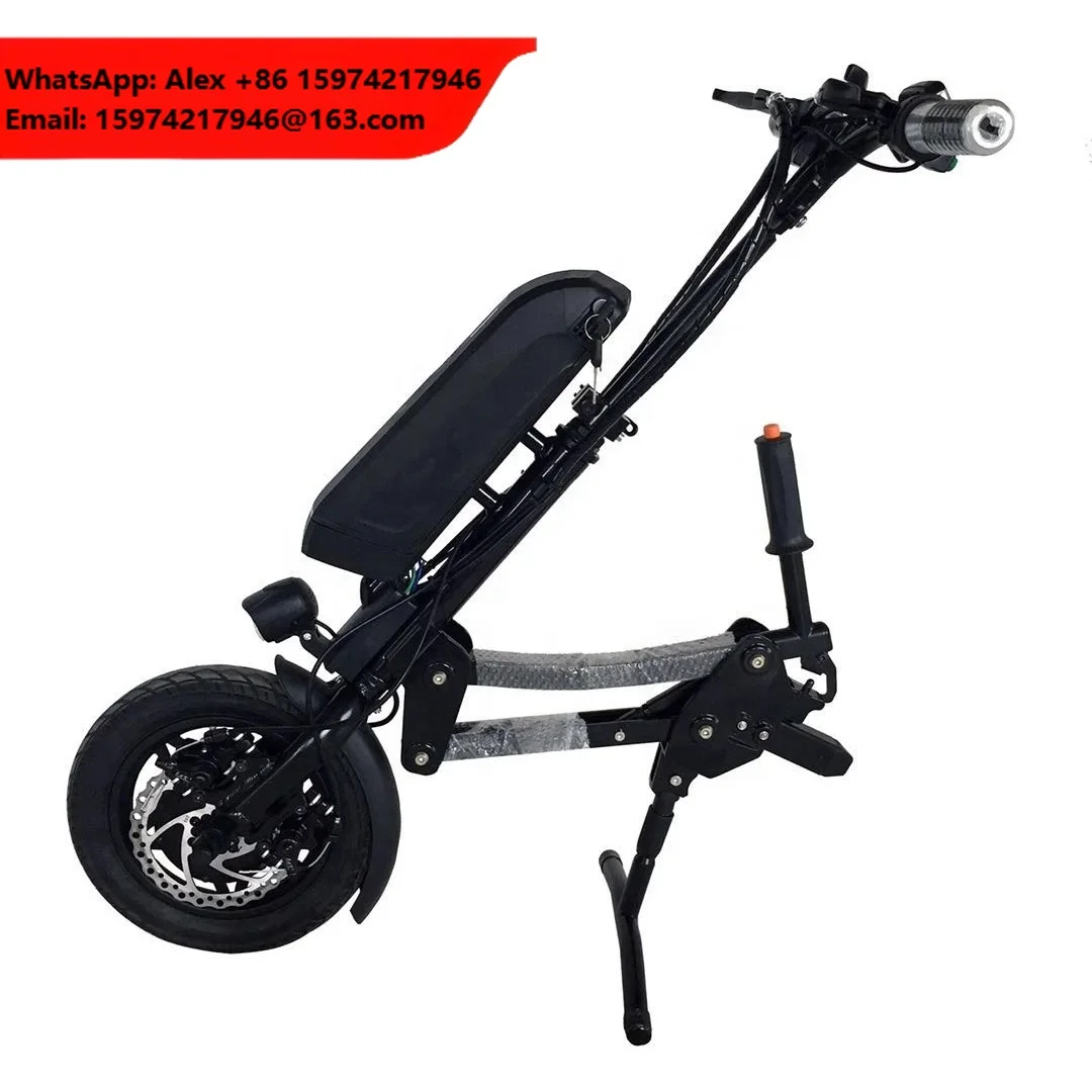 12inch Electric Wheelchair Handcycle Attachment 36v 250w Electric Wheelchair Conversion Kit With Battery