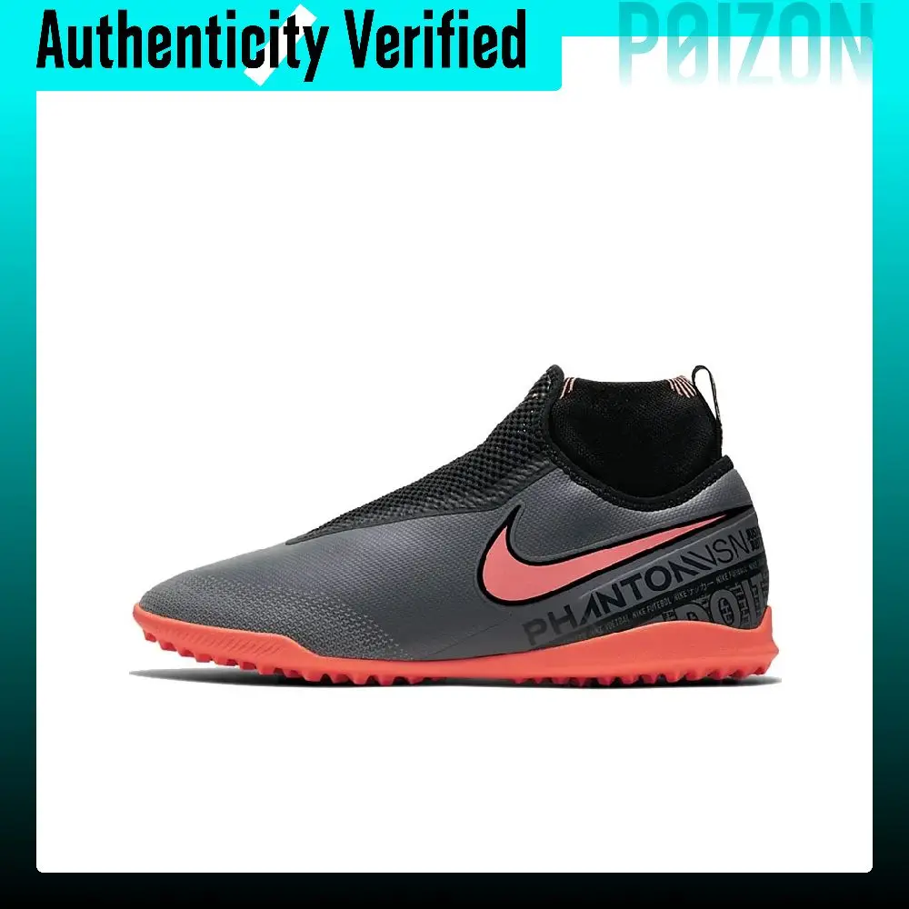 Nike Phantom Vision TF Turf Firm Ground, Artificial Turf Slip Resistant Lightweight Non slip Lightweight Soccer Shoes AO3277-080