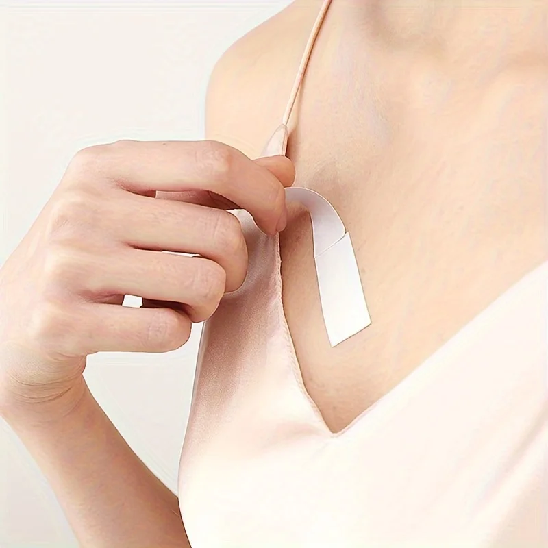 36 pezzi Nastro biadesivo trasparente senza cuciture, adesivo antiscivolo per camicie invisibili da donna, impermeabile e resistente all'usura