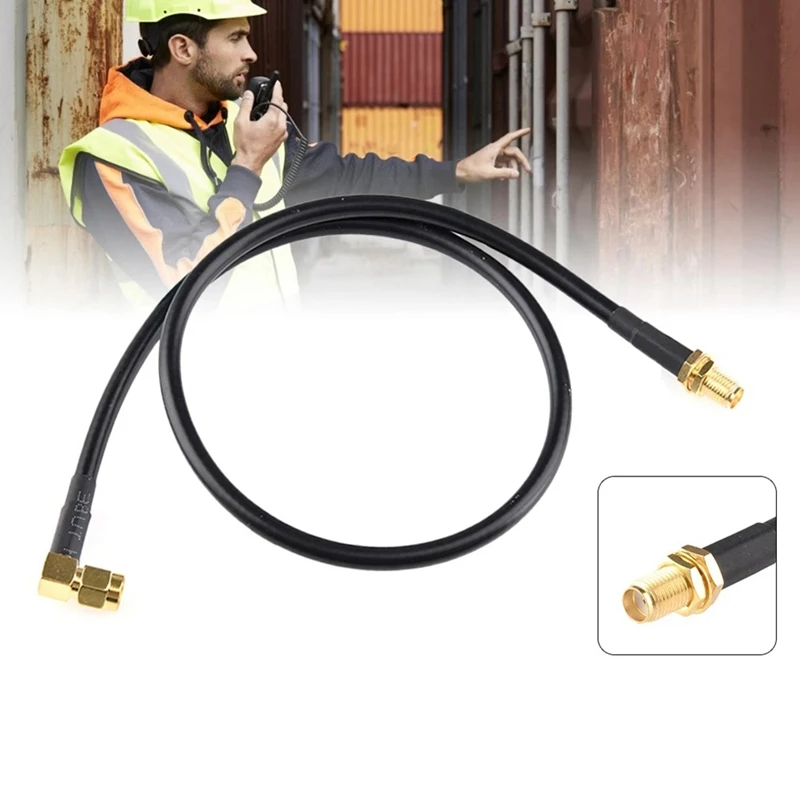 Cable de conexión de antena SMA hembra a SMA, 50CM, multifunción