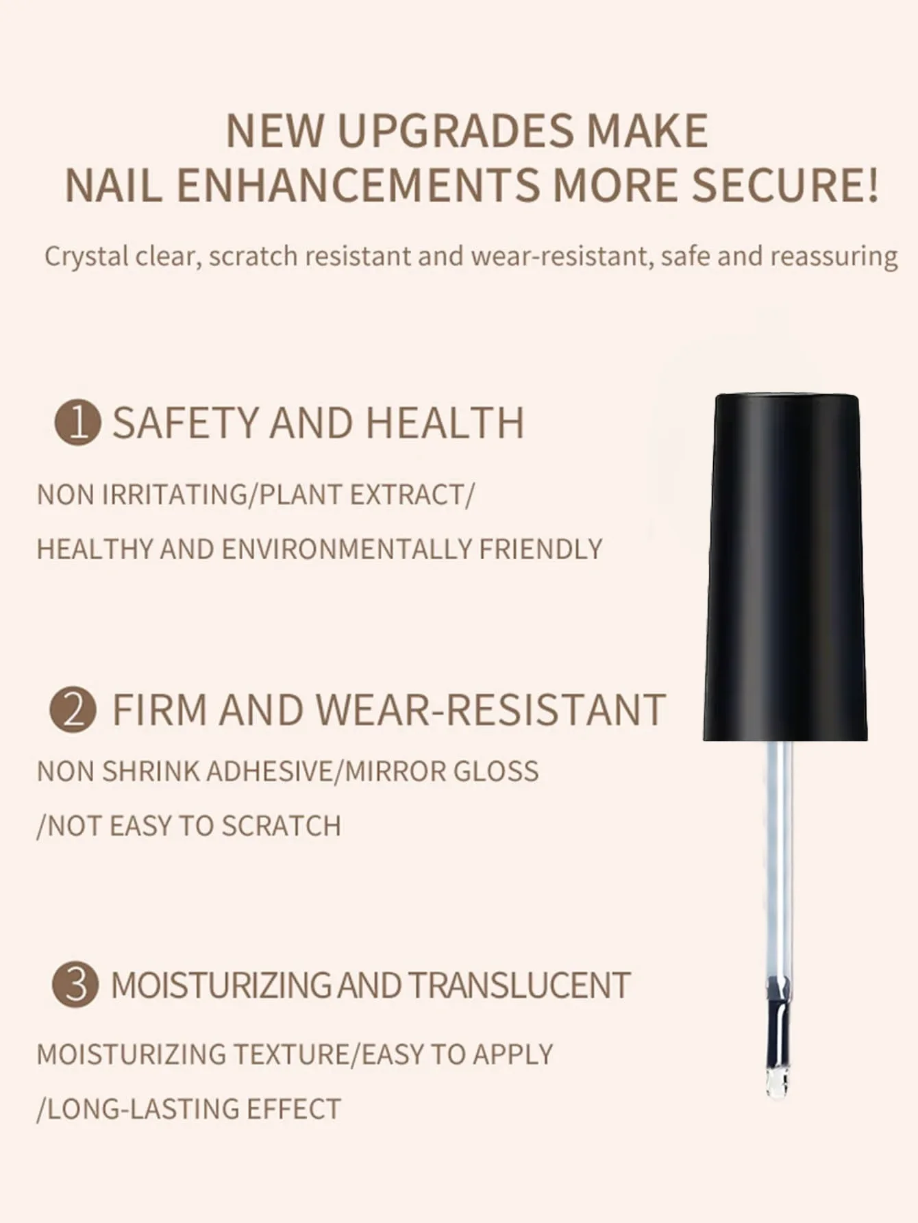 Juego de capa superior y capa Base de Gel sin toallitas, acabado brillante y duradero, para salón de uñas en casa, bricolaje, 2 uds., 7,5 ml