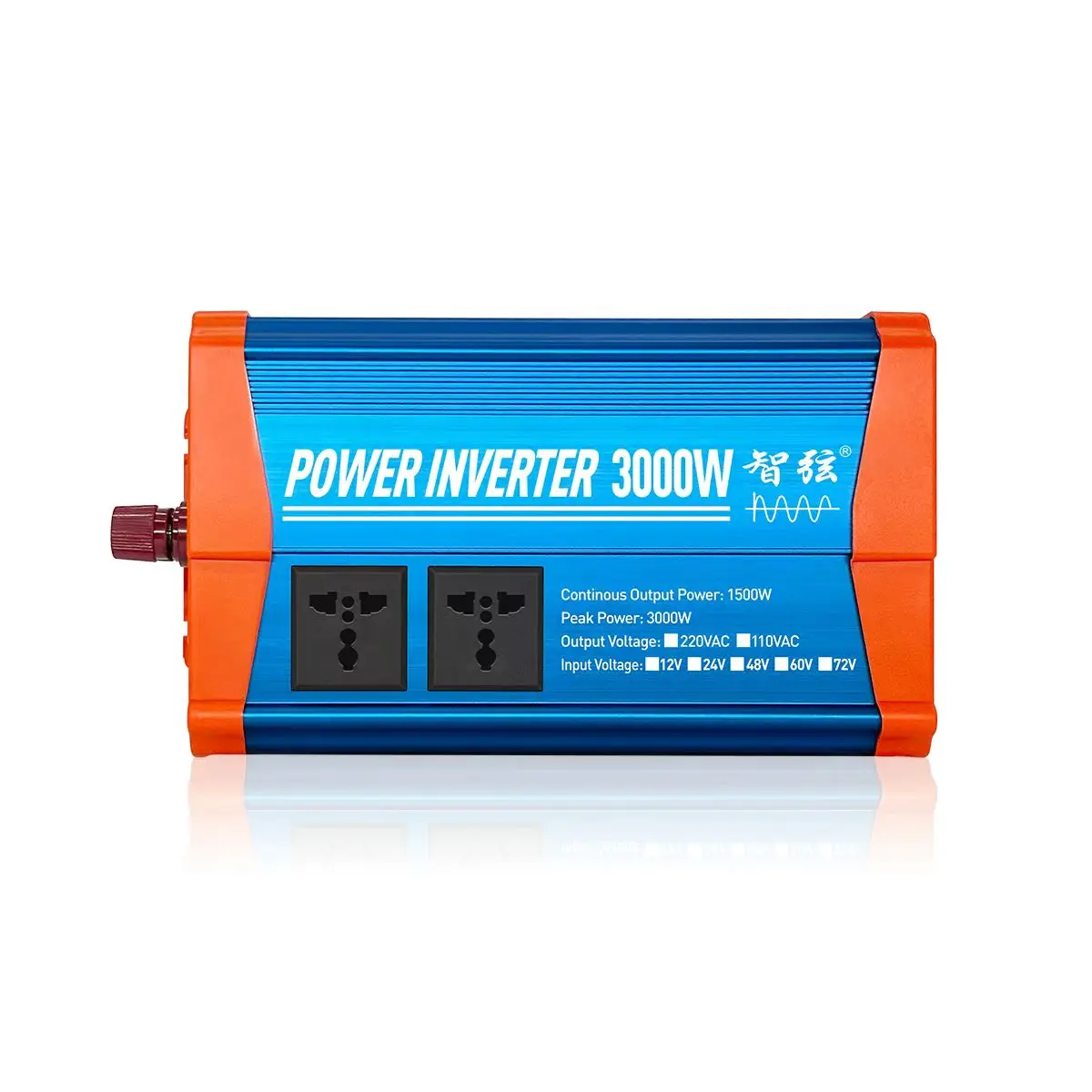 Pure Sine Wave Inverter，Car Power Inverter AC 220v  DC 48v60v 3000W SMART LED DISPLAYsine Wave Car Inverter Charger