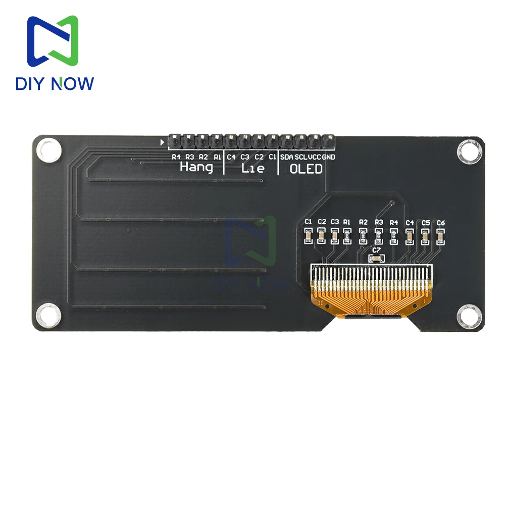 شاشة OLED IIC بيضاء 0.96 بوصة/1.3 بوصة SH1106 SSD1306 SSD1315 مع لوحة مفاتيح مصفوفة 4x4 لوحة شاشة LCD لاردوينو #5