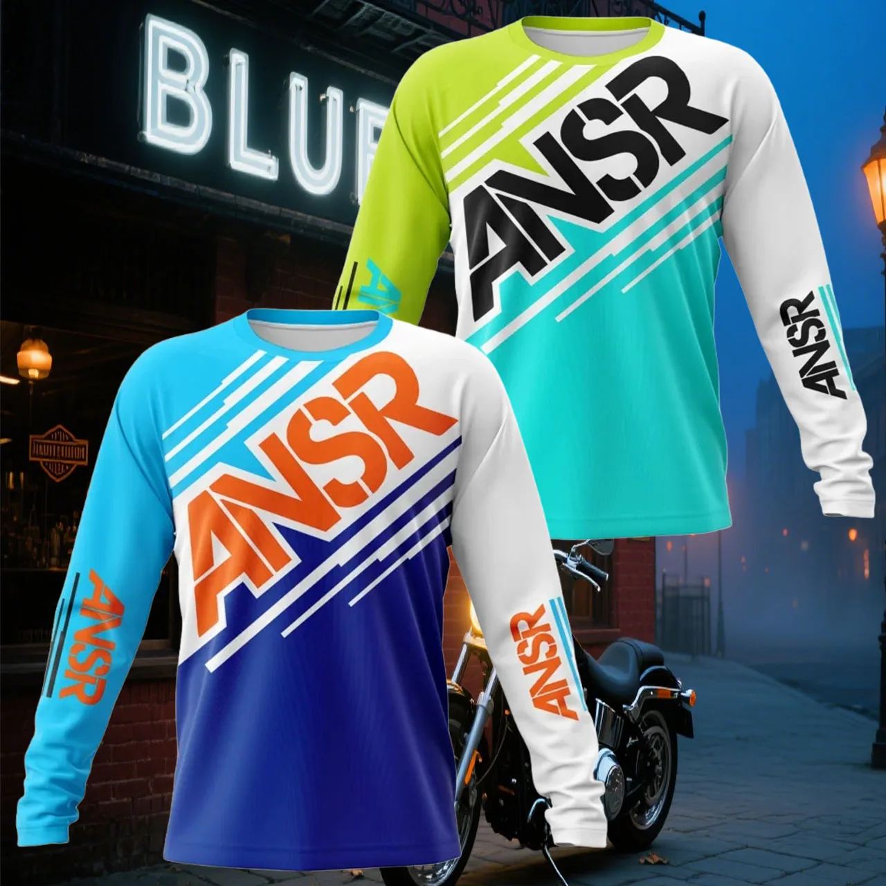 

Мужская/женская внедорожная мотоциклетная одежда для скоростного спуска, спортивная солнцезащитная одежда для верховой езды, быстросохнущая дышащая футболка с длинными рукавами