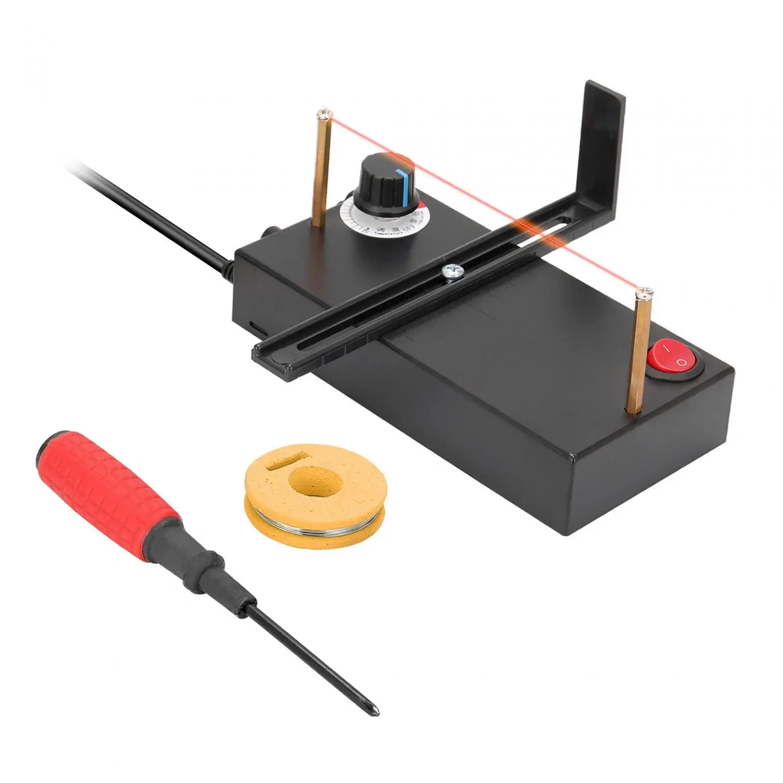 Heat Cutting Ribbon Cutter Strap Cutter Machine Portable Electric Rope Cutter for Braided Belts Braid Ropes Ribbon Nylon Band