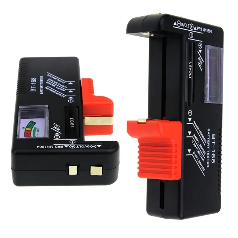 Universal BT168 Digital Tester Volt Checker for AA AAA 9V Button Multiple Size Voltage Meter Tools BT168 Without Battery