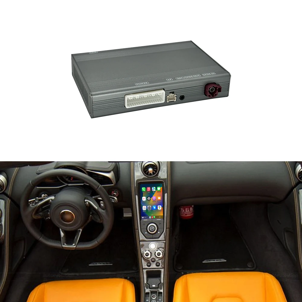 

CZT-AUTO Wireless CarPlay Android Auto Adapter Car DVD Player Screen Mirror Link AirPlay Radio Navigation for Mclaren 570