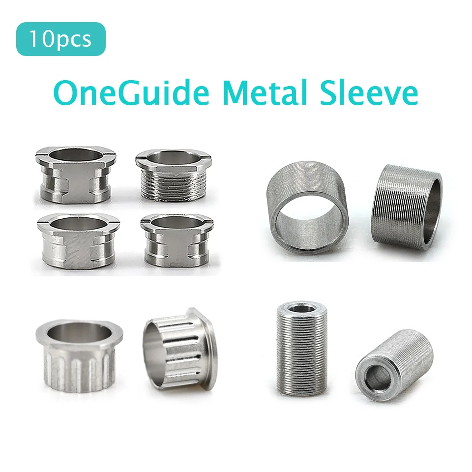 10pcs Dental Surgical Guide Sleeve for Osstem Dentium One Guide Metal Sleeve 1.5mm 5.0mm Titanium Alloy Sleeves Fast Shipping