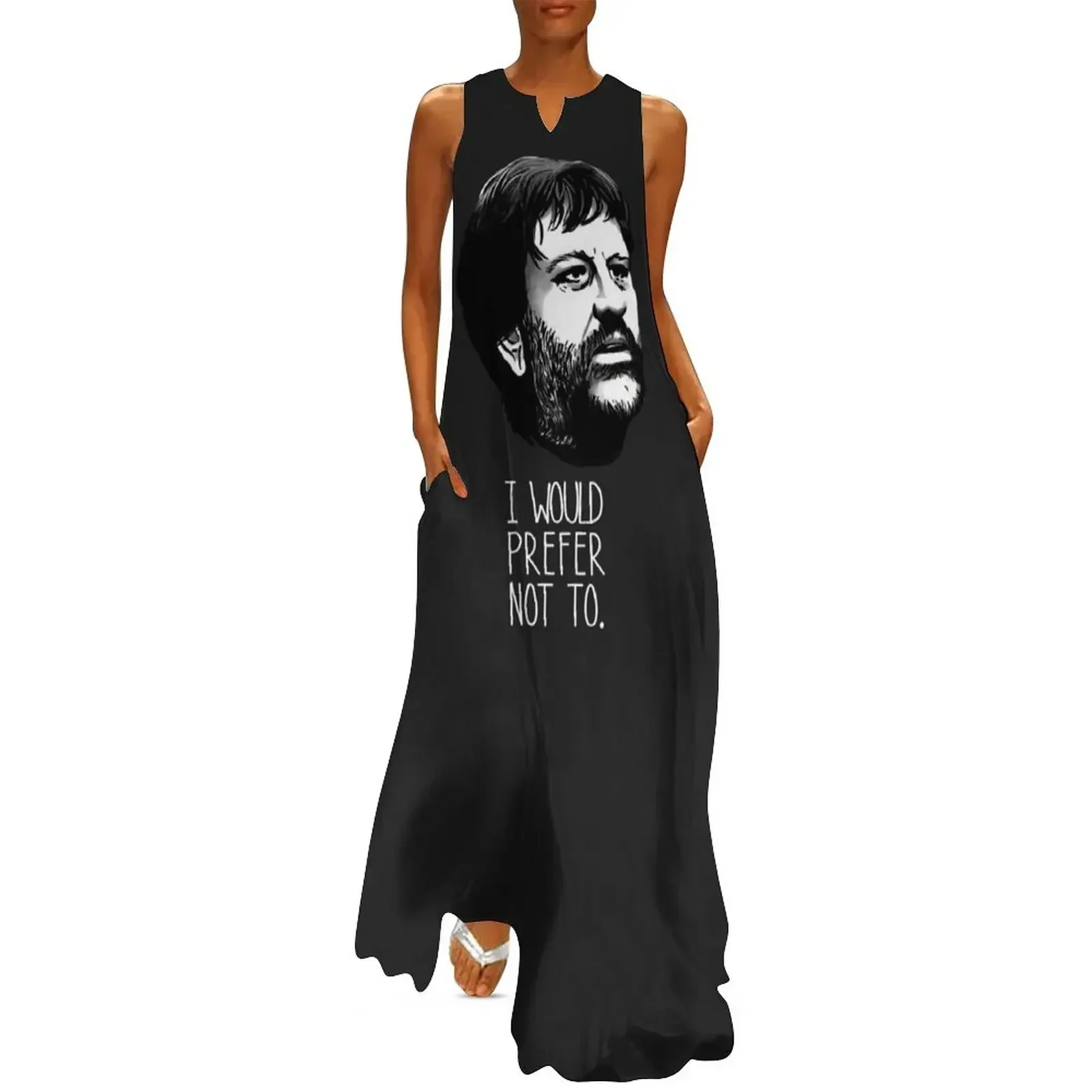 

I would prefer not to. - Slavoj iek Long Dress dresses for woman Dress
