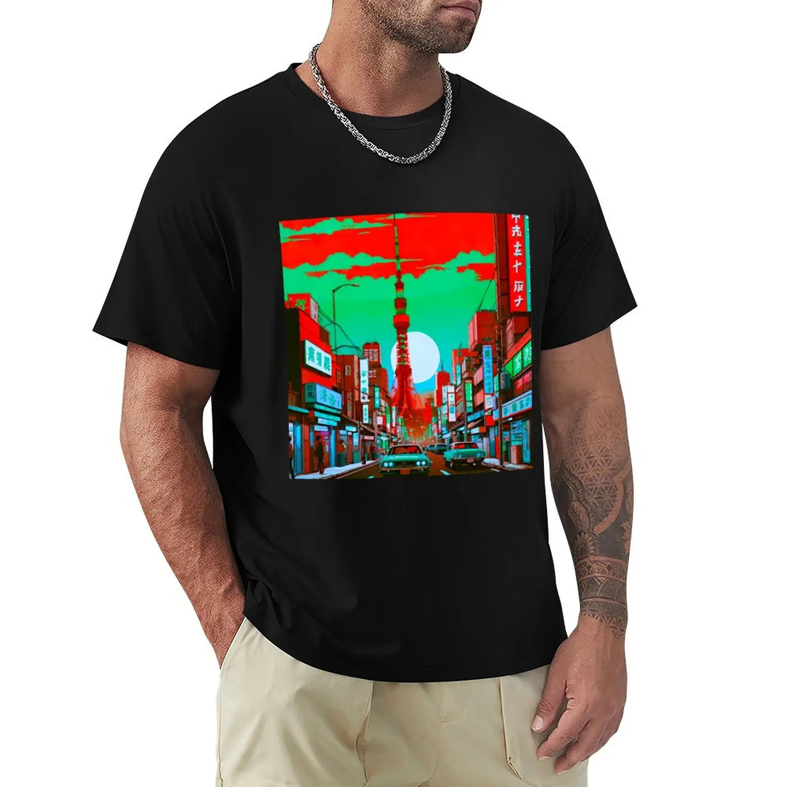 Tokyo Tapestry: Exploring the Streets of Japan’s Capital T-Shirt Streetwear Print Tee Shirt