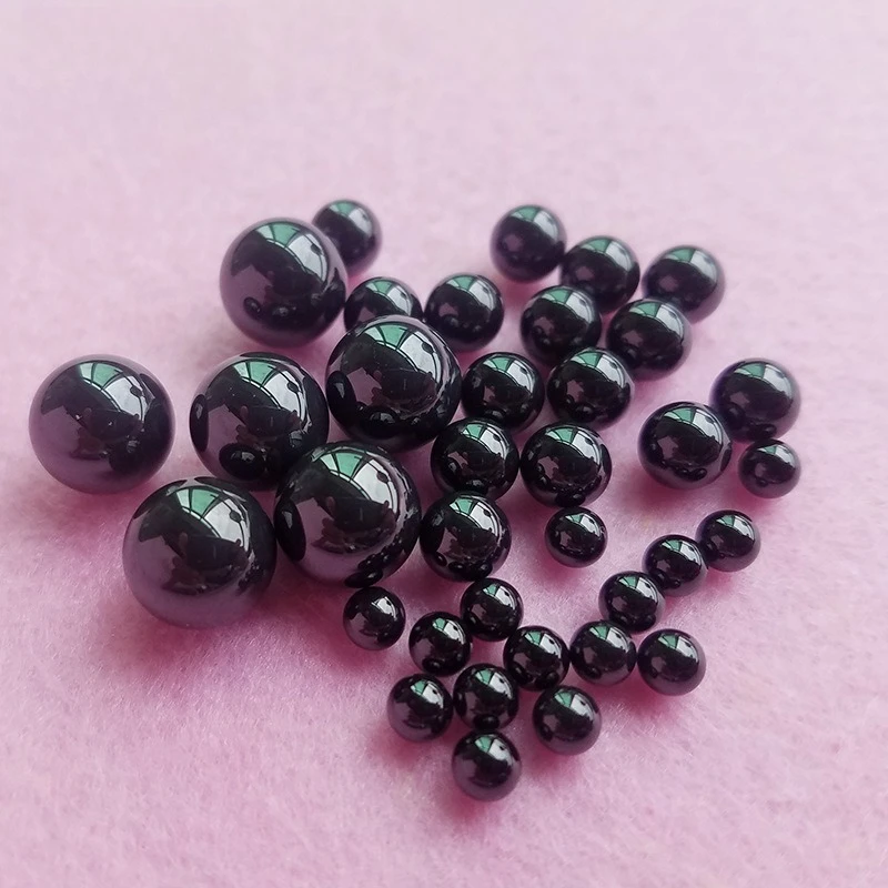 50 PCS Silicon Nitride Ceramic Balls, High Temperature Resistance up to 1200°C, Solid Balls, High Precision 1.5-4mm Bearing ball