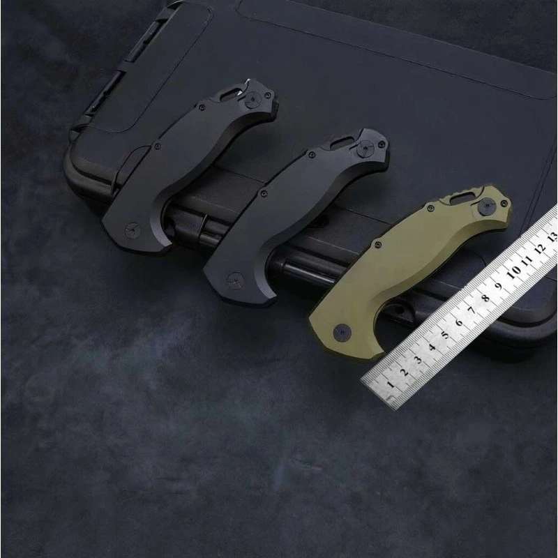 New aviation aluminum folding tool camping, hiking, fishing, hunting, self-defense, jungle exploration assistance tool