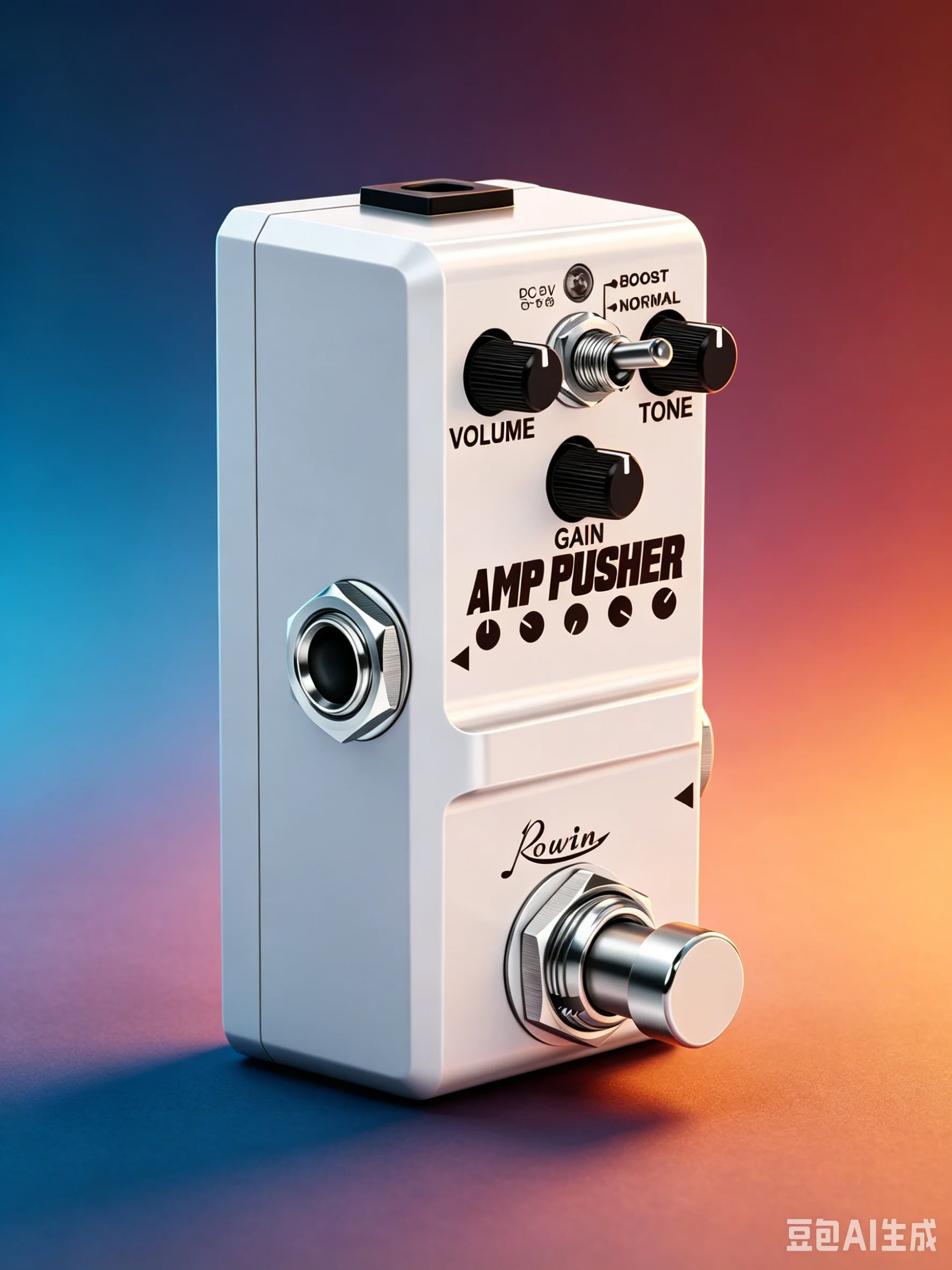 ROWIN LN-323 AMP PUSHER Mini Warm Tube Overdrive Pedal, 2 Modes True Bypass Guitar Effects image 5