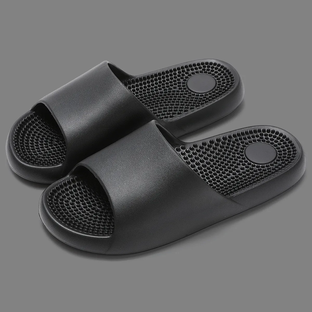 New Men Home Massage Slippers EVA Soft Thick Sole Couples Bathroom Non-slip Sandals Women Casual Comfort Shoes Beach Flip Flops