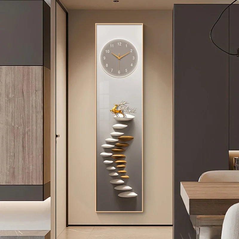 Stylish Silent Wall Clocks Luxury Stylish Modern Aesthetic Bedrooms Wall Watch Unique Reloj De Pared Living Room Decoration