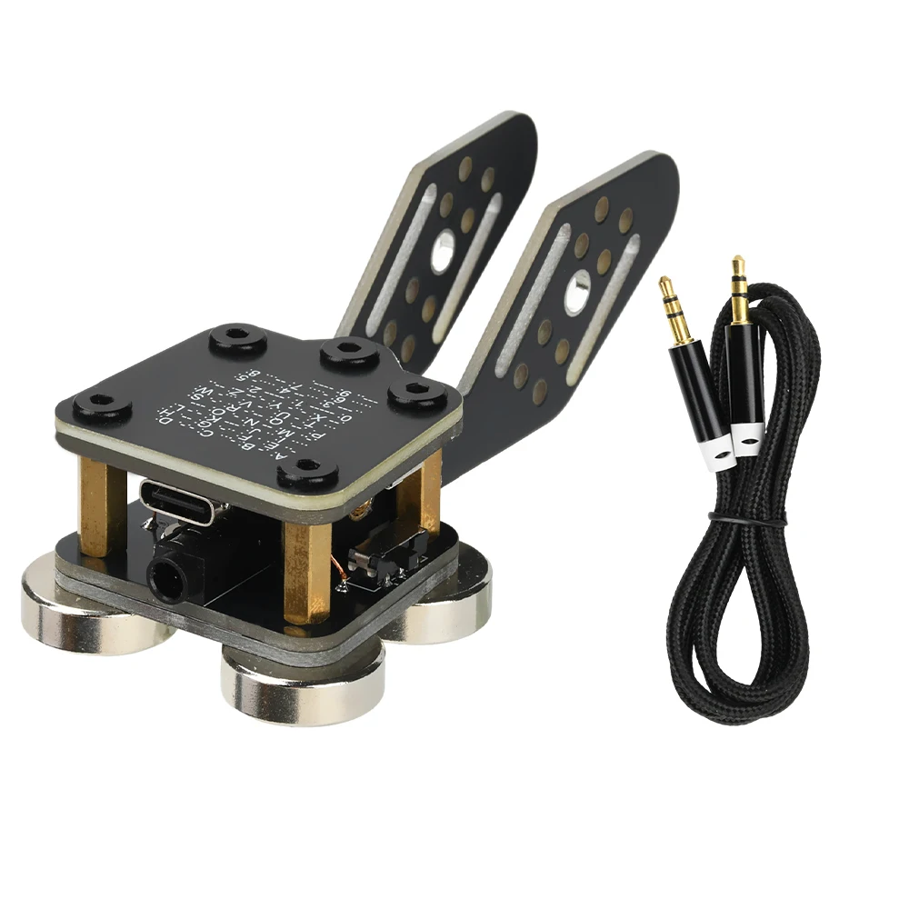 

PCB Version Dual Paddle Automatic Key Morse Code Type C PCB 4 Nd Magnet Bases Double Paddle Cw Automatic Key Trainer