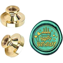 Happy Birthday Pattern Wax Seal Stamp Head 0.98