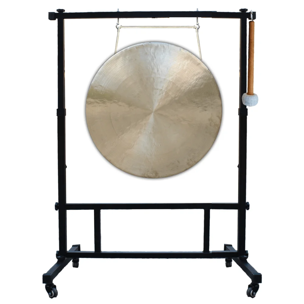 

36 Inch WhiteSquare Stand with Wheels 90 cm Handmade Bronze Percussion Musical Instrument and Accessories
