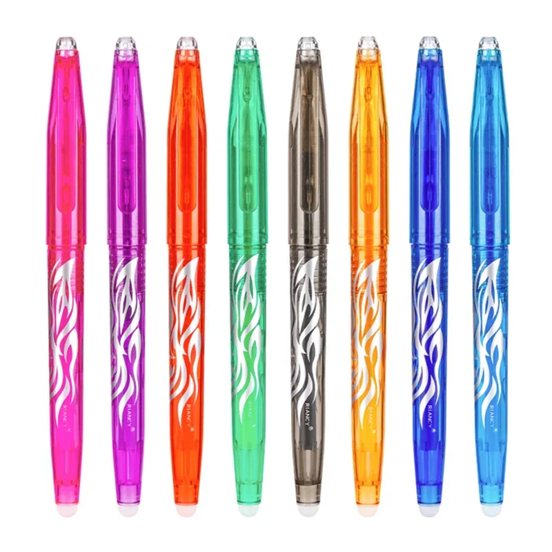 

4 Pcs/Set Multi-color Erasable Gel Pen 0.5mm Kawaii Pens Student Writing Creative Drawing Tools Office School Supply Stationery