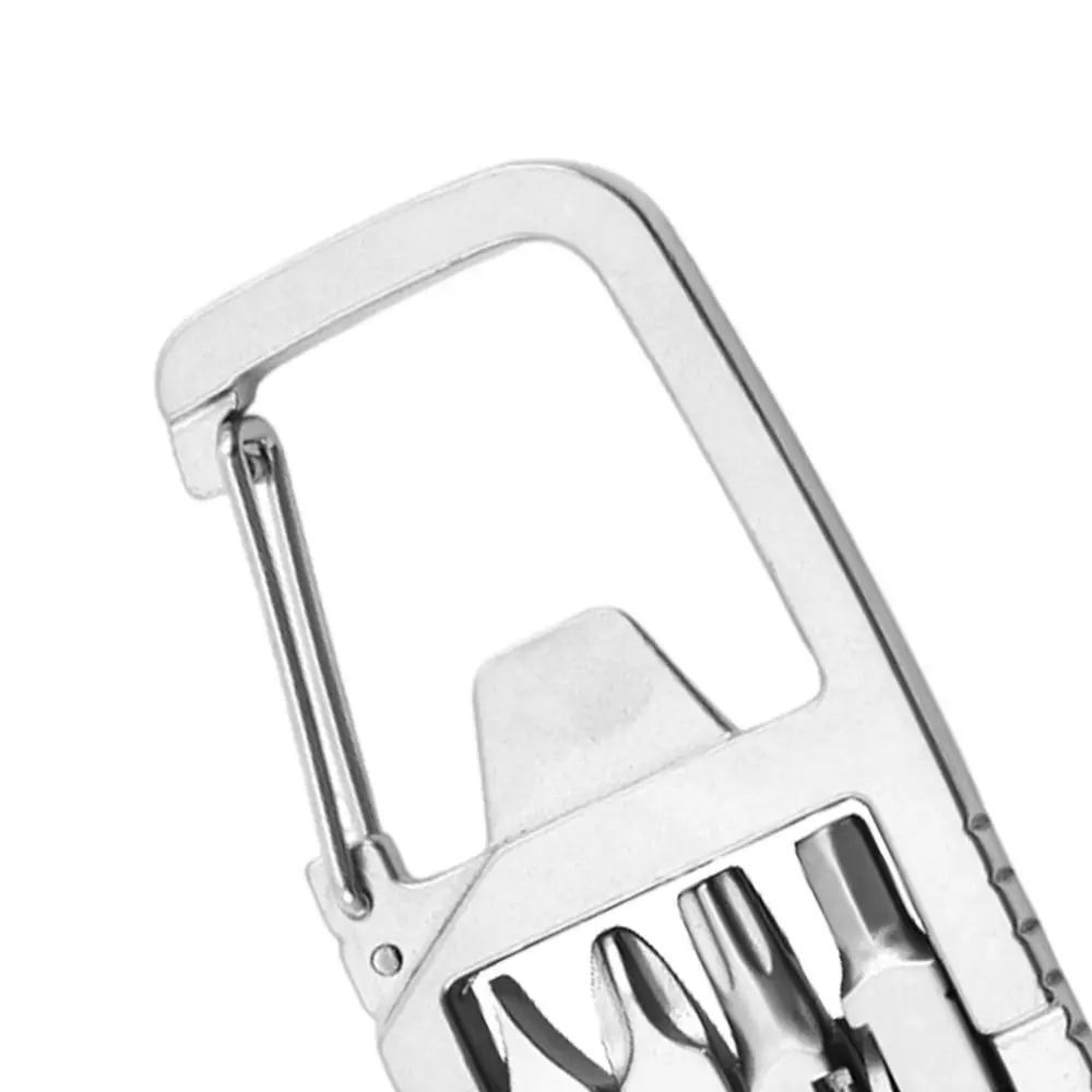 

Многофункциональный инструмент-брелок 10-в-1: открывалка для бутылок, гаечный ключ, нержавеющая сталь, прочный портативный мини-мультитул для активного отдыха