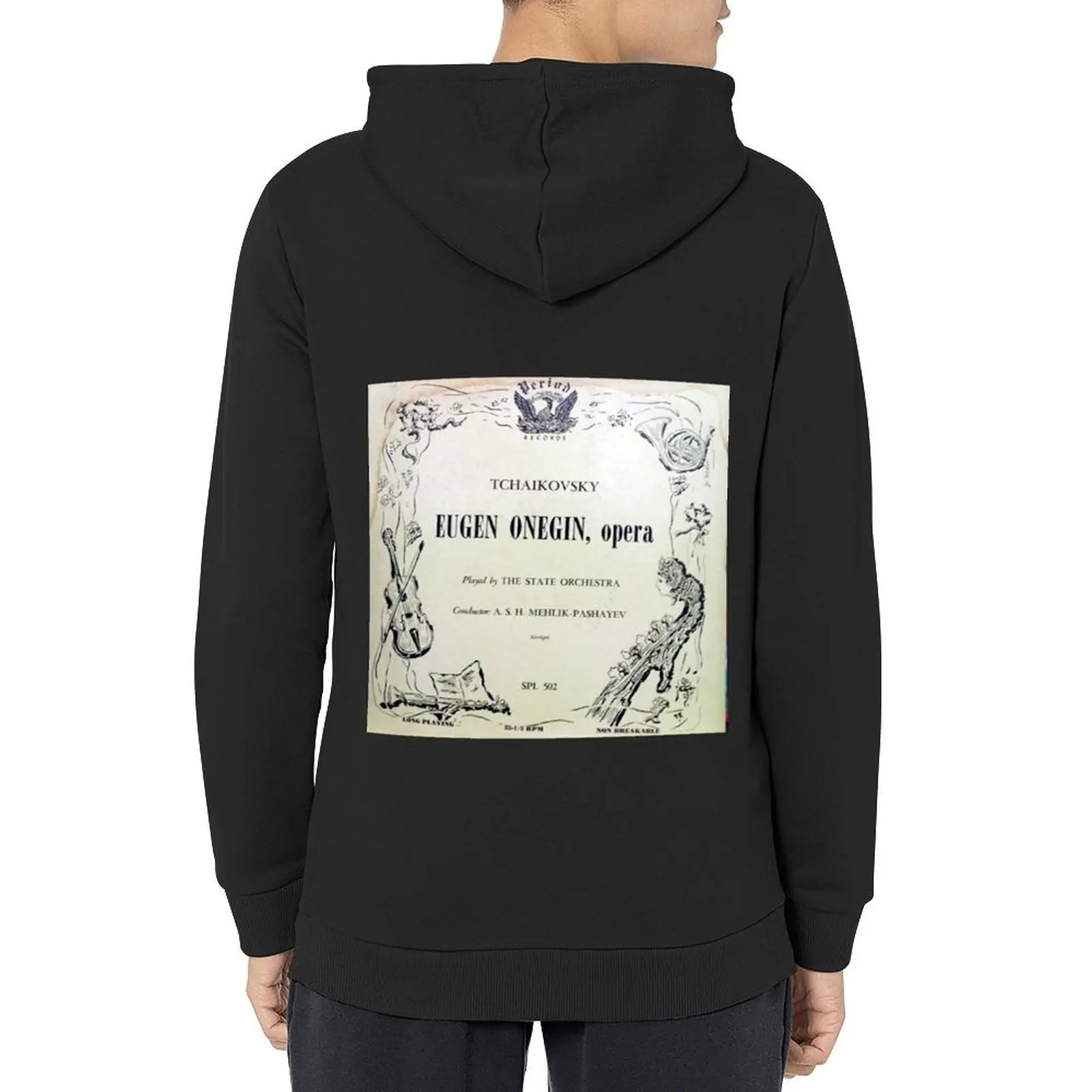 

Tchaikovsky, Eugen Onegin, Period Records Classical, opera, Peter Tschaikowsky, ballet Hoodie aesthetic clothing man hoodie
