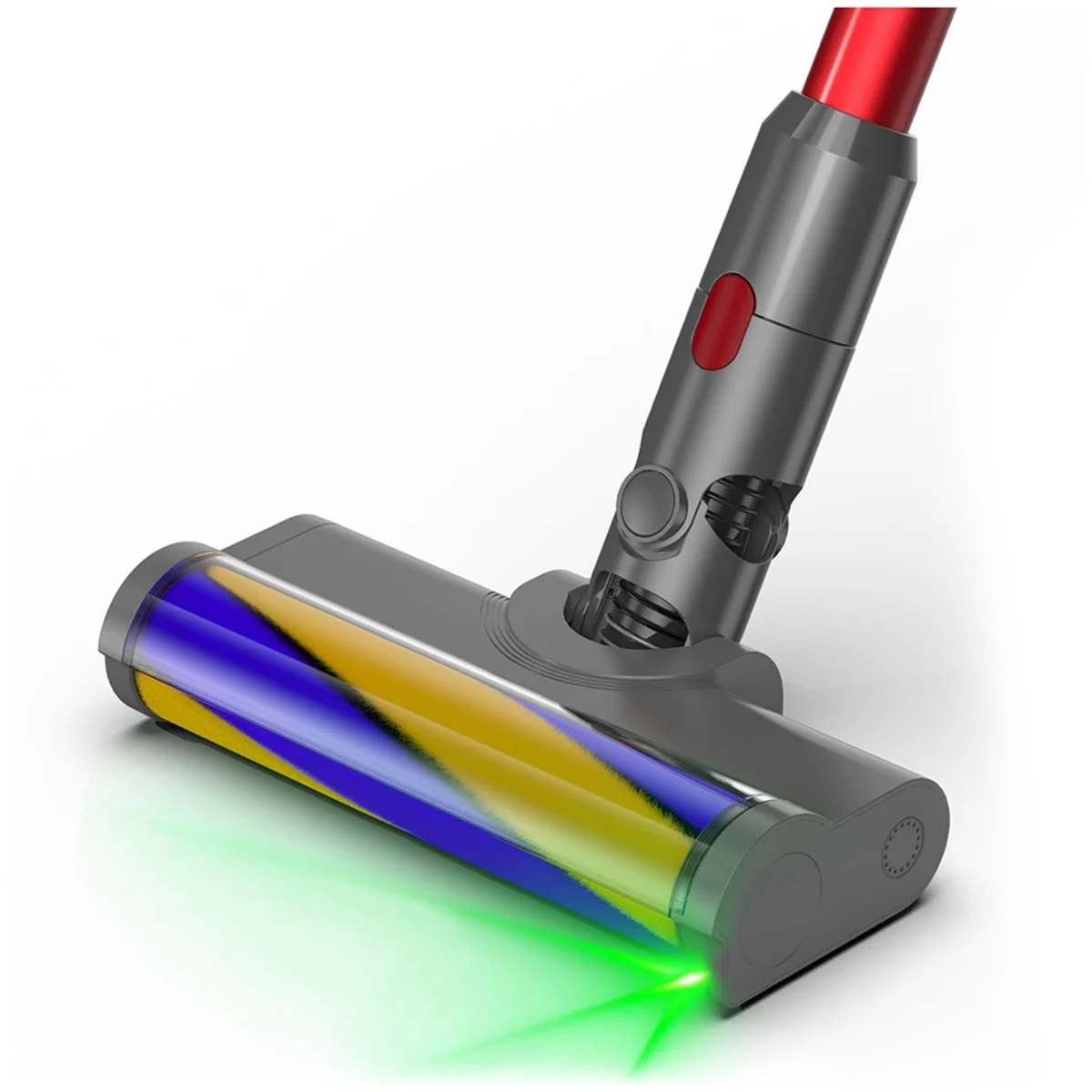 M09kroller kartáč energie hlava náhrada pro dyson V7 V8 V10 V11 v15 vacuum částí s zelená laser lehký podlaha nástavce