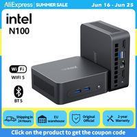 Ninkear N10 Mini PC Intel N100 up to 3.4GHz 16GB 512GB 2.4G+5G WIFI HDMI 2.0*2 Support dual-screen WIindows 11 Desktop computer